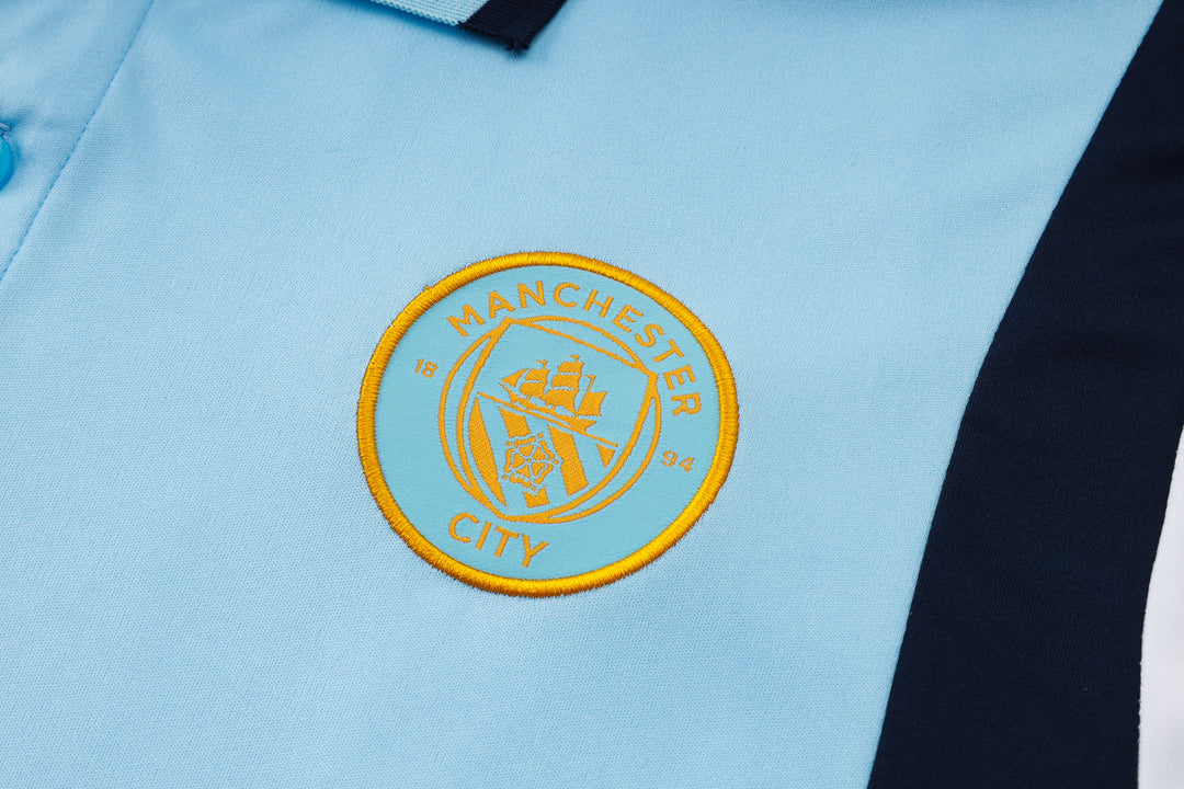NEW MANCHESTER CITY 1º TRACKSUIT POLO 24/25